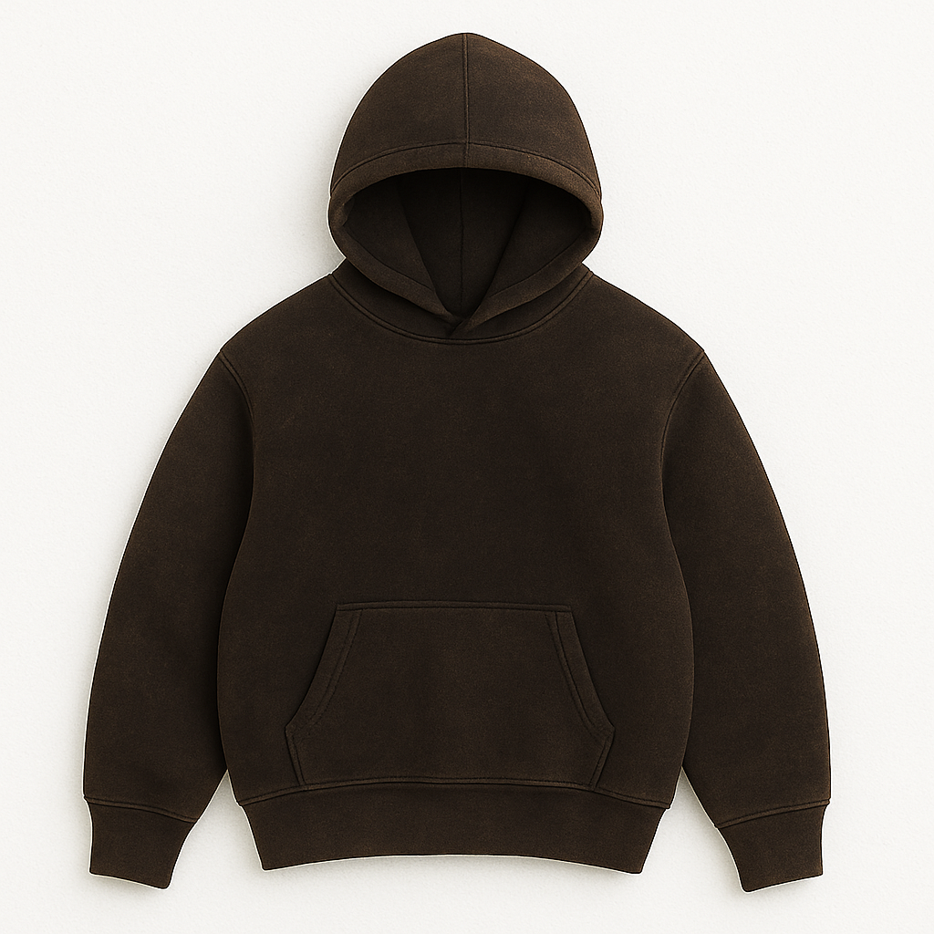 Kairo Heavyweight Hoodie - Washed Brown